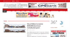 Desktop Screenshot of albionnewsonline.com